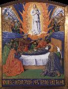 The death of the Virgin, of The golden book of the gentleman Jean Fouquet